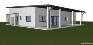 Teren cu proiect și autorizație de construcție și gard modern - imagine 3 Teren cu proiect și autorizație de construcție și gard modern - imagine 3