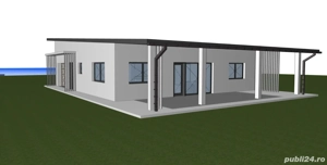 Teren cu proiect și autorizație de construcție și gard modern - imagine 4 Teren cu proiect și autorizație de construcție și gard modern - imagine 4