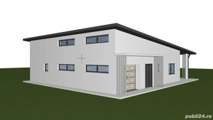 Teren cu proiect și autorizație de construcție și gard modern - imagine 2 Teren cu proiect și autorizație de construcție și gard modern - imagine 2