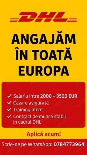 Angajam curieri dispecer