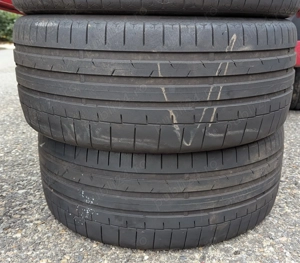 set 4 anvelope vara 255/40/20 Continental contact 6  - imagine 4