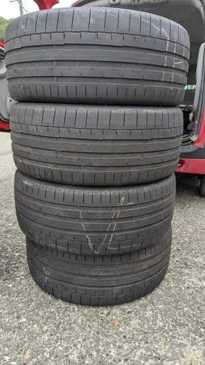 set 4 anvelope vara 255/40/20 Continental contact 6  - imagine 2