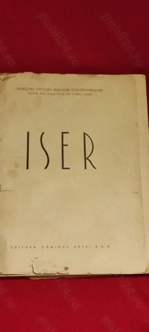 ISER "Maestrii Picturii Romane Contemporane"  apare sub ingrijirea lui Ionel Jianu.  an 1945