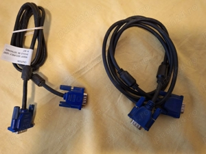 Set 2 buc Cablu VGA Monitor , dublu ecranat, bobine antiparaziti