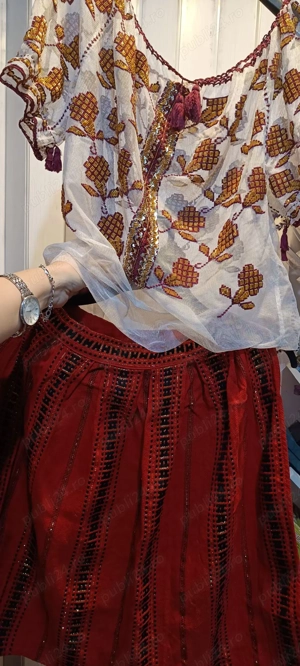 Costum national de fetite 10-12 ani - imagine 2