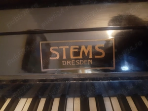 De vânzare   Pianină STEMS Dresden (an fabricație 1920)