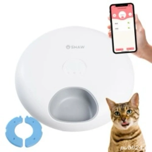 Hranitor smart Shaw 6 portii + extra 2 racitoare (garantie pana in august 2026)