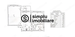 Apartament 2 camere transformate in 3 Consul et 1/4 - imagine 7