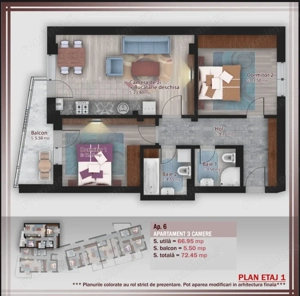 Direct dezvoltator Stefan cel Mare apartament - imagine 3