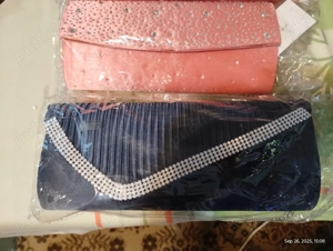 Genti dama plic cu lantisor elegante-ocazie noi - imagine 3