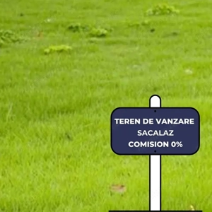 Teren pentru duplex in Sacalaz - 600 mp, in Spatele Cartierului Primaverii