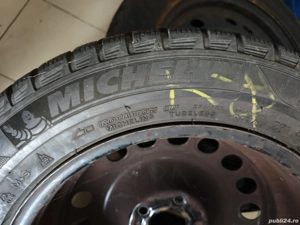 Set 4 jante cu cauciucuri 215/55/R16 (Michelin si Vredestein  - imagine 2