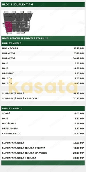 Vedere Superba | Duplex modern 3 camere | Virtuții | – Et. 11-12 - imagine 20 Vedere Superba | Duplex modern 3 camere | Virtuții | – Et. 11-12 - imagine 20