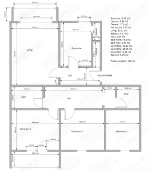Apartament 4 camere Steaua decomandat amenajat centrala proprie - imagine 4