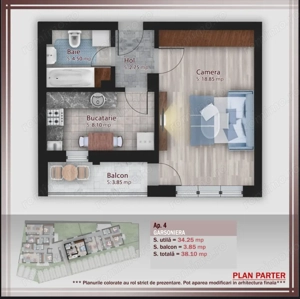 Garsoniera Premium Plaza Stefan cel Mare direct dezvoltator - imagine 2