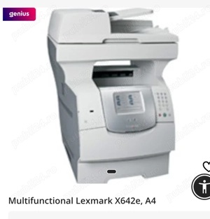 Vând  imprimanta lexmark x642e