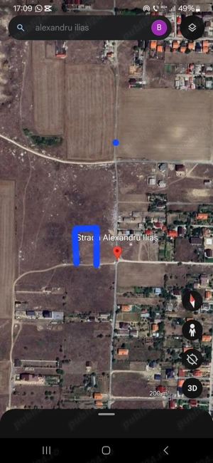 Vand teren intravilan 1034 mp   Mangalia, str. Alexandru Ilias