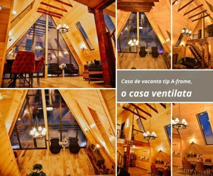 Vând casă exclusivistă, de lux, stil scandinav, tip Kub în formă de A-frame, o casă pasivă,economică - imagine 4