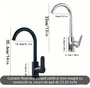 Robinet de bucătărie rotativ la 360 de grade