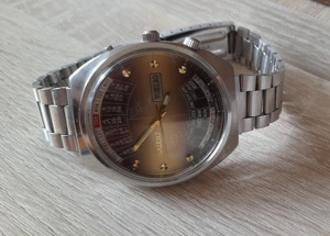 Ceas Orient multi year calendar automatic din anii '70 Superb - imagine 4