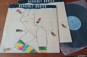 2 Discuri albume vinil Heavenly Bodies, muzica dansantă de gimnastică aerobică, 1987