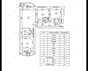 Direct proprietar. De vânzare apartament 3 camere, zona Ghencea, vizavi de stadionul Steaua  - imagine 2