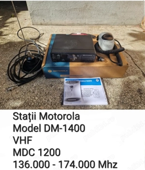 Statii Motorola Model DM-1400 VHF MDC 1200