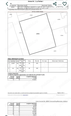 Holboca,Orzeni 2078 Intravilan