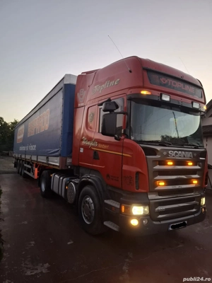 Ansamblu Scania R500 V8 Semiremorca Perdea - imagine 2