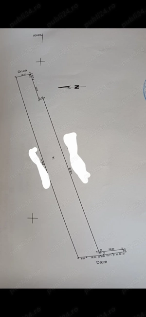 Vând teren la centru cu posibilitate de complex rezidențial 