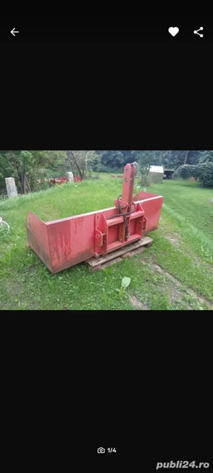 Cupă în tiranți hidraulică 2m 