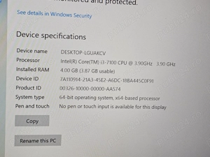 Unitate PC, i3-7100, ssd 240 gb - imagine 3