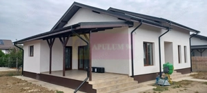 Săbăreni, casă nouă tip parter, cu pod mansardabil