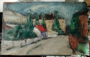 Pictor Gelu Constantin-Peisaj urban