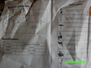 Aparat de calcat cu abur vertical orizontal Garment Steamer - imagine 4