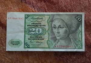 Bancnota - Zwanzig Deutsche Mark - 1961