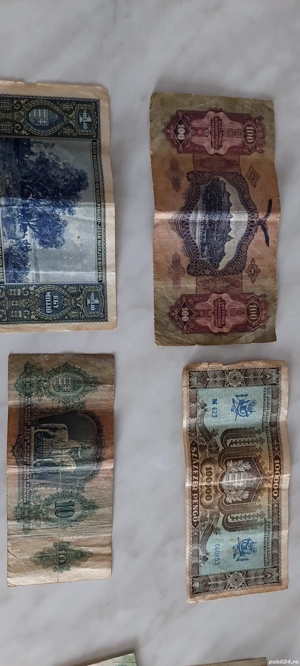 Vand bancnote romanesti vechi si maghiare, in stare bună, pret negociabil