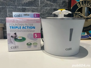 Catit Flower Fântână din oțel inoxidabil + 5 filtre