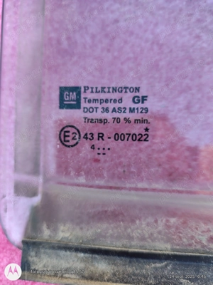 Geam deflector ( mic ) portiera dreapta spate Opel Zafira A ( 1998-2005 ) - imagine 2