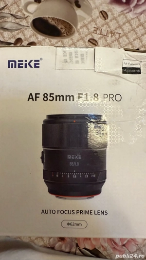 Obiectiv AutoFocus Meike Pro 85mm F1.8 II FF Medium Telephoto STM