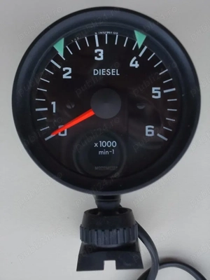 Indicator ceas MOTOMETER 73440 diesel turometru tahometru 12v x1000