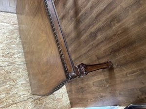 Vand masa lemn masiv sculptata - imagine 3