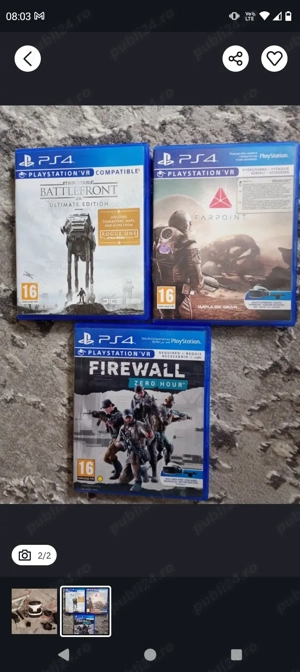 PlayStation Vr1 + Pușcă Aim Vr - imagine 2