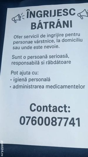 caut de ingrijire bătrânii