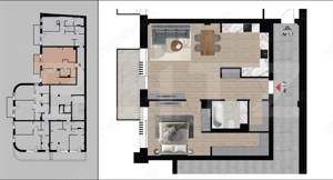Apartament 2 camere, 85,14 mp, Bloc Boutique, Dacia