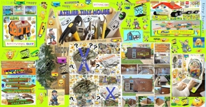 Rulota Tiny House Mini Casa Mobila Pe Roti Birou Afacere Locuit Vacanta Hambar Lemn Din Vis Natura - imagine 2