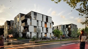 Apartament nou cu o camera de vanzare Via Carmina la pret de presale