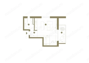 Apartament o camera VIA UNIVERSITATE langa Facultatea de Medicina la presale - imagine 4