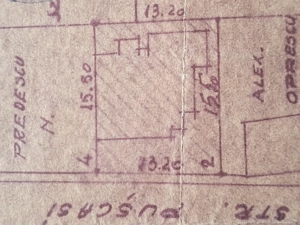 Vând casă renovabila sau demolabila pe teren 207 mp ultracentral Ploiești