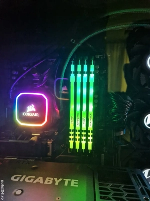 Memorii desktop KINGSTON HyperX Fury RGB 32GB ddr4 (4x8GB), 3000MHz